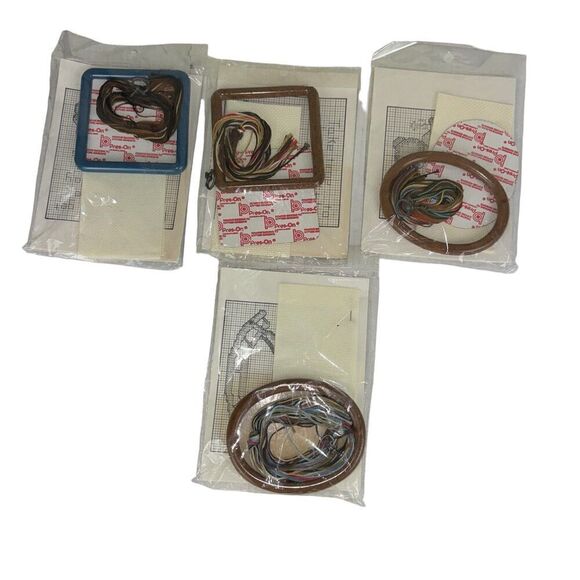 Lot of 4 Dale Burdett Cross Stitch Kits Urge to exercise puppies  teddy bear - Picture 2 of 2